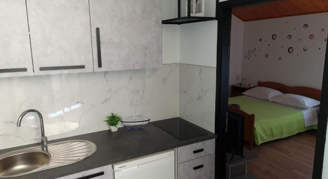 Студия с балконом и с видом на море Apartments Dolac
