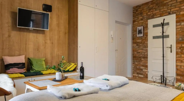 Апартаменты c 1 комнатой Szczecin Old Town Apartments - Riverside Lux Studio