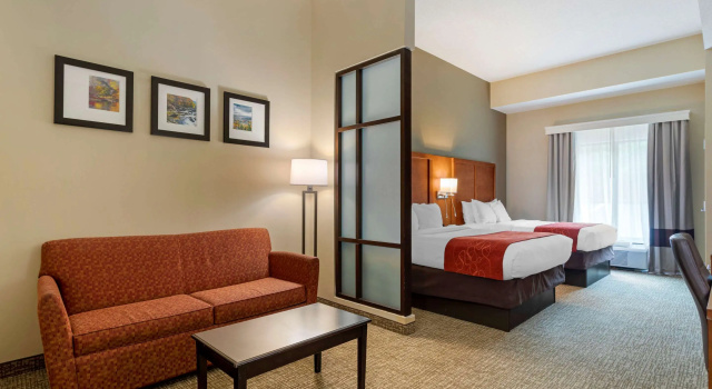 Четырёхместный люкс Comfort Suites Kingsport South