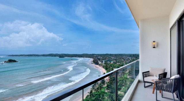 Двухместный люкс с видом на океан Курортный отель Weligama Bay Marriott Resort & Spa