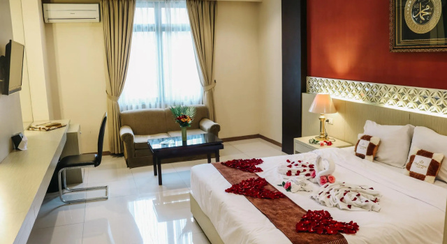 Двухместный номер Deluxe The Amrani Syariah Hotel