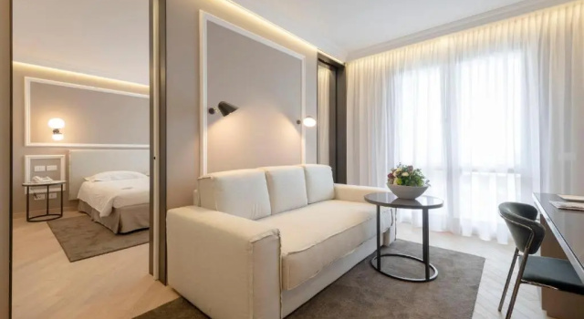 Двухместный номер Deluxe с балконом Hotel Apollo Terme