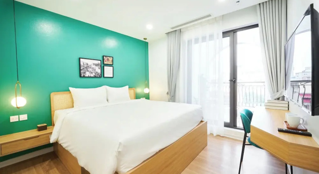 Двухместный номер Executive с балконом и с видом на город Wilque Hotel Hanoi