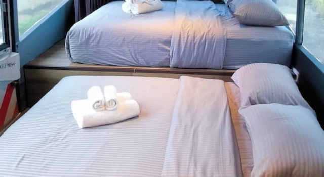 Четырёхместный номер Standard с видом на горы Campod Resort @ Cameron Highlands