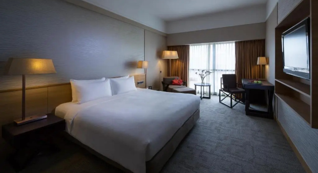 Deluxe Dvoulůžkový s manželskou postelí pokoj Grand Mercure Singapore Roxy
