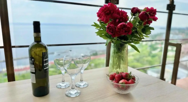 Апартаменты Panoramic Sea View Apartments with terrace in Arcadia Аркадия Панорамный Вид моря Аппартаметы с Террассой
