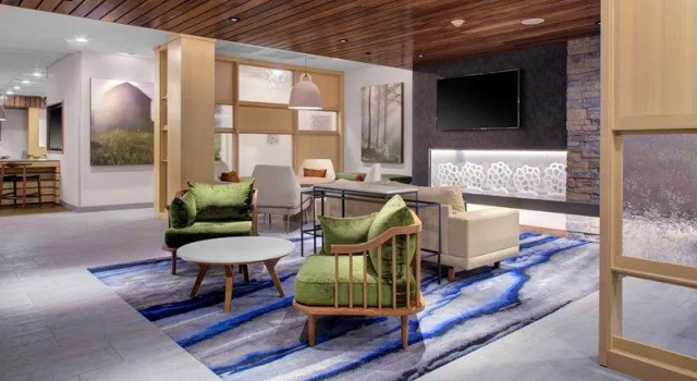 Кровать в общем номере Fairfield Inn & Suites by Marriott Allentown West