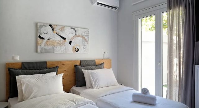 Апартаменты Цокольный этаж с 2 комнатами Poseidon Residence