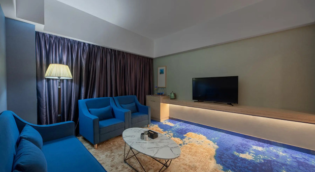 Двухместный люкс Lifu Hotel Guangzhou Tianhe Park Huangpu Avenue Rundu Branch