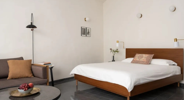 2 soveværelser i Deluxe suite Khan Ein Karem Boutique Hotel