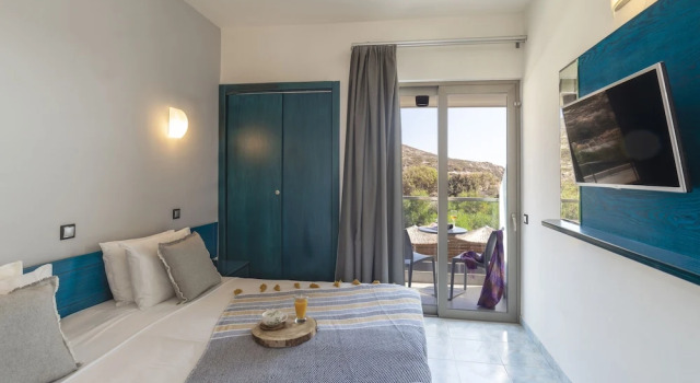 Двухместный номер Standard с балконом и с видом на море Oasis Hotel Prasonisi