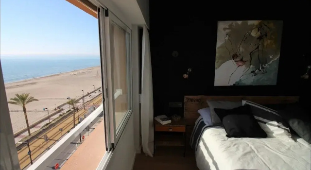 Апартаменты с 2 комнатами с балконом и с видом на море Apartamento Costa Blanca