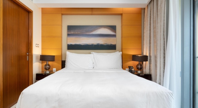 Апартаменты Deluxe с 2 комнатами с балконом SuperHost - Spacious Apartment With Panoramic Skyline Views I Address Dubai Mall