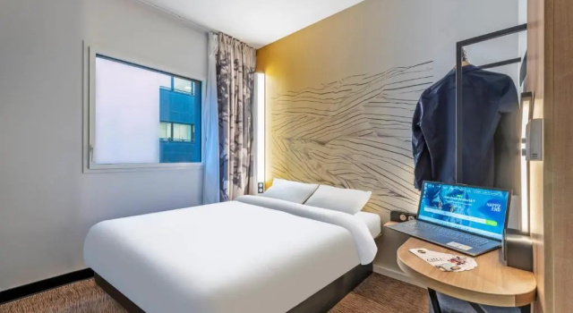 Двухместный номер для гостей с ограниченными возможностями B&B HOTEL Brest Centre Port de Commerce