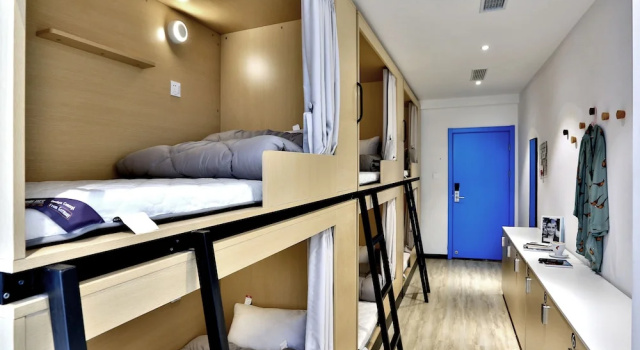 Кровать в общем номере (женский номер) Hangzhou Infinity Youth Hostel