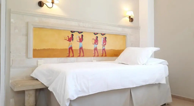 Полулюкс Цокольный этаж с видом на сад Parthenis Beach, Suites by the Sea
