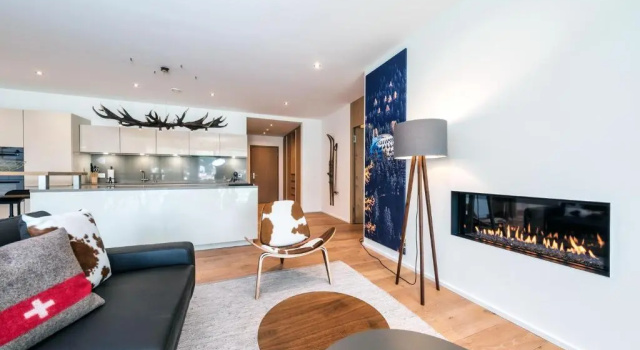 Alpen panorama luxury apartment with exclusive access to 5 star hotel facilities, Book Hotel Davos Grisons