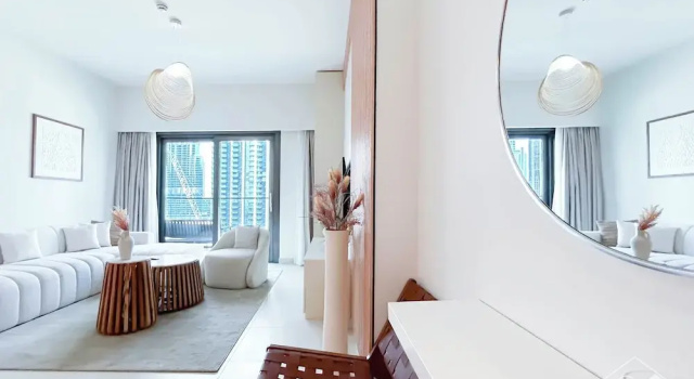 Exclusive Burj Crown 4b Balcony Burj Khalifa View