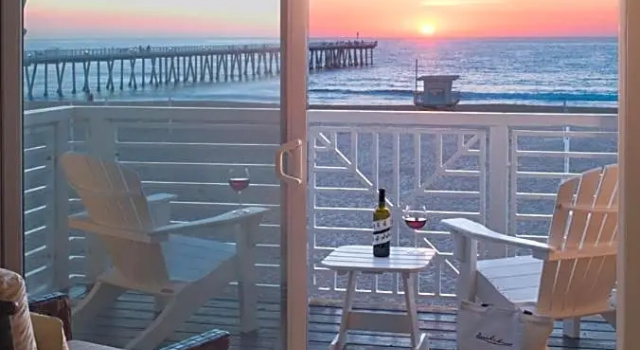 Люкс oceanfront Beach House Hotel at Hermosa Beach