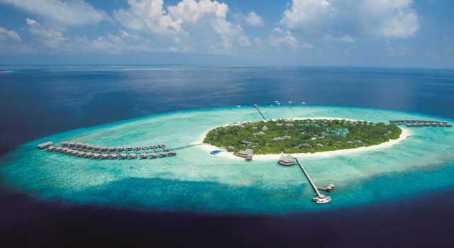 Вилла с собственным бассейном Sunrise Water Курорт Ja Manafaru