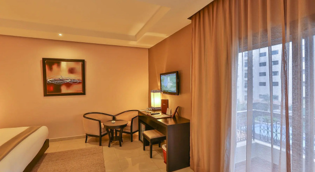 Двухместный номер с видом на бассейн Отель Grand Plaza Marrakech