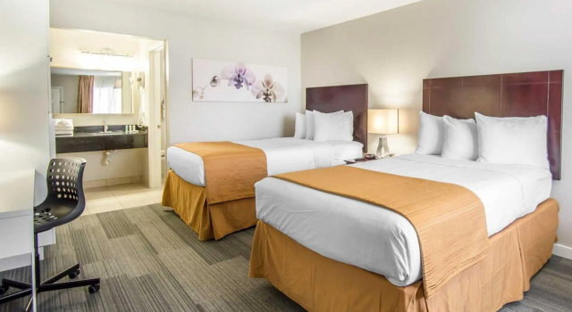 Четырёхместный клубный номер Standard Quality Inn & Suites By the Parks