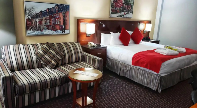 Executive Dvoulůžkový s manželskou postelí pokoj Le Nouvel Hotel