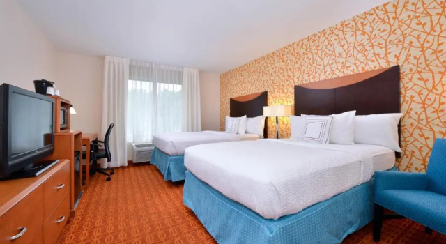 Четырёхместный номер Standard Fairfield Inn and Suites by Marriott Asheboro