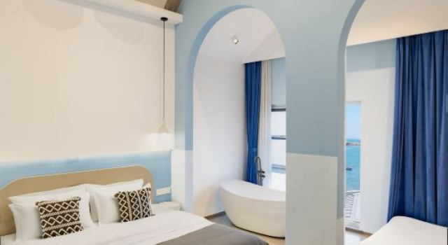 Семейный люкс с видом на океан Sanmengji Ocean View Garden Resort Hotel