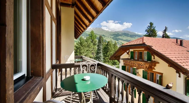 Двухместный номер Deluxe с балконом Hotel Villa Post