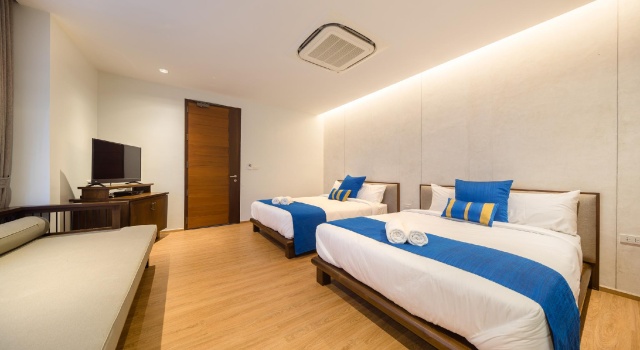 Четырёхместный номер Deluxe с балконом SAAI Resort