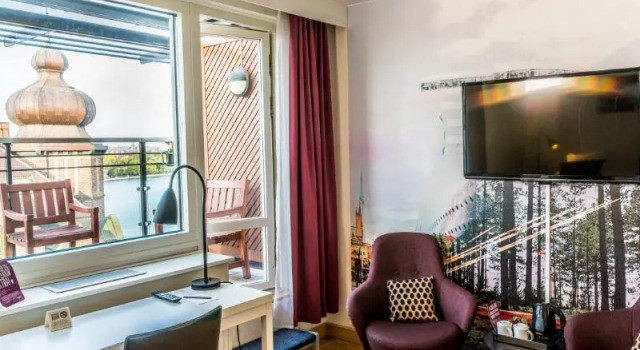 スタンダード ダブル ルーム バルコニー付き Scandic Sjöfartshotellet