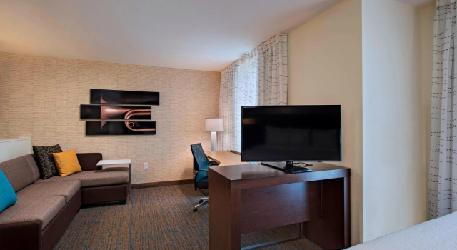 Двухместная студия Residence Inn by Marriott Jackson The District at Eastover