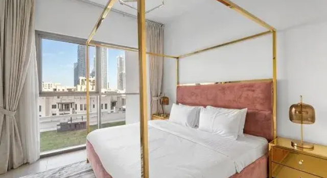 Люкс Deluxe 2BR + M with Burj Khalifa View | Near Dubai Mall