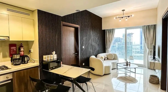 Mh- Beautiful 2 Bhk Canal View in Reva Residence Ref 24016, Забронировать Апартаменты/квартира Дубай Эмират Дубай, рядом с Al Wajeha Al Maeyah Marine Transport Station