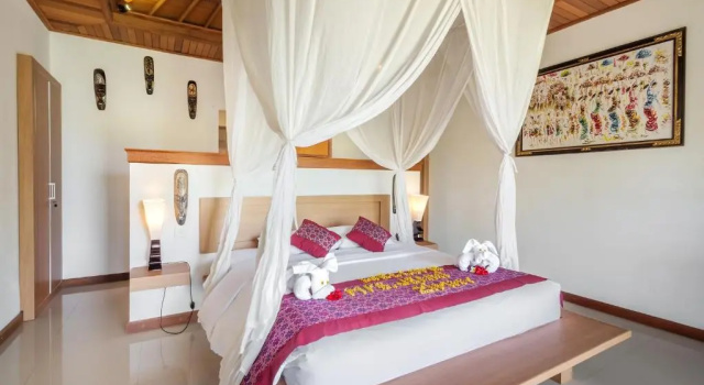 Двухместный номер Deluxe с видом на море Adi Assri Beach Resorts And Spa Pemuteran