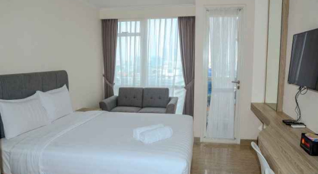 Elegant and Tidy Studio Apartment @ Menteng Park By Travelio, Rezervasyon Daire Cakarta Cakarta