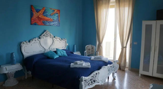 Четырёхместный номер Standard с балконом и с видом на море B&B occhi di mare