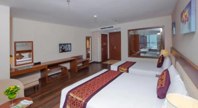 Трёхместный номер Standard с видом на город Muong Thanh Grand Da Nang Hotel