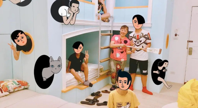 Коттедж с 4 комнатами Sigang Grandma House