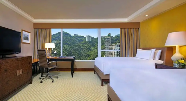 Двухместный номер Deluxe с видом на горы Conrad Hong Kong