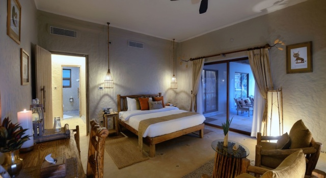 Двухместный номер Deluxe с балконом Barahi Jungle Lodge