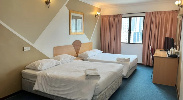 Şehir manzaralı 1 yatak odası Süper dört kişilik oda Fair Park Hotel