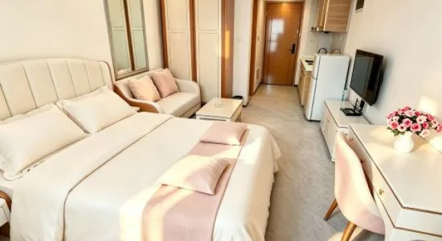 Люкс Jin Bi Property Joyful Homestay (Dongning Haifahu Island Store)