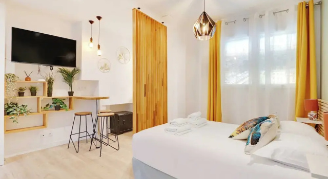 Charming Apartment With AC -1br-3p- Sentier