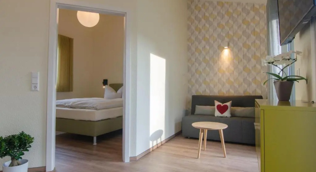 Апартаменты c 1 комнатой Gästehaus Heimelig
