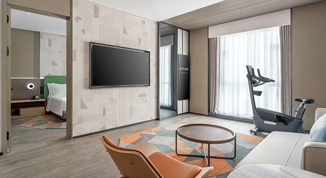 Двухместный люкс c 1 комнатой EVEN Hotel Zhongshan City Center by IHG