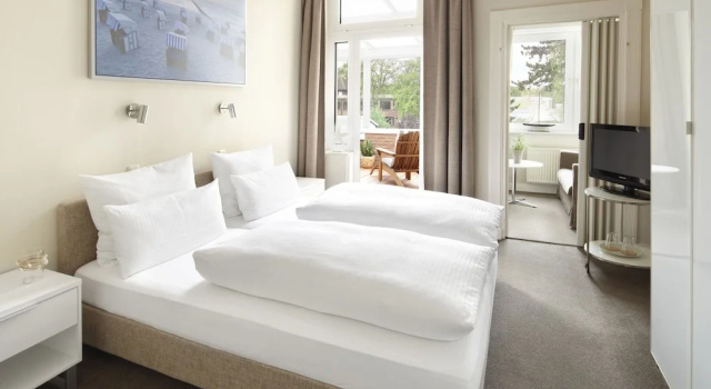 Двухместный номер Comfort с балконом Hotel Garni Seestern