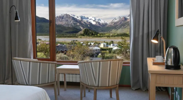 Двухместный номер Superior с красивым видом из окна Los Cerros del Chaltén Boutique Hotel