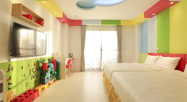 Четырёхместный номер Standard с балконом и с видом на океан Shiguang B&B